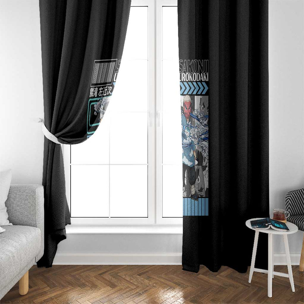 Sakonji Urokodaki Demon Slayer Window Curtain Japan Anime Style