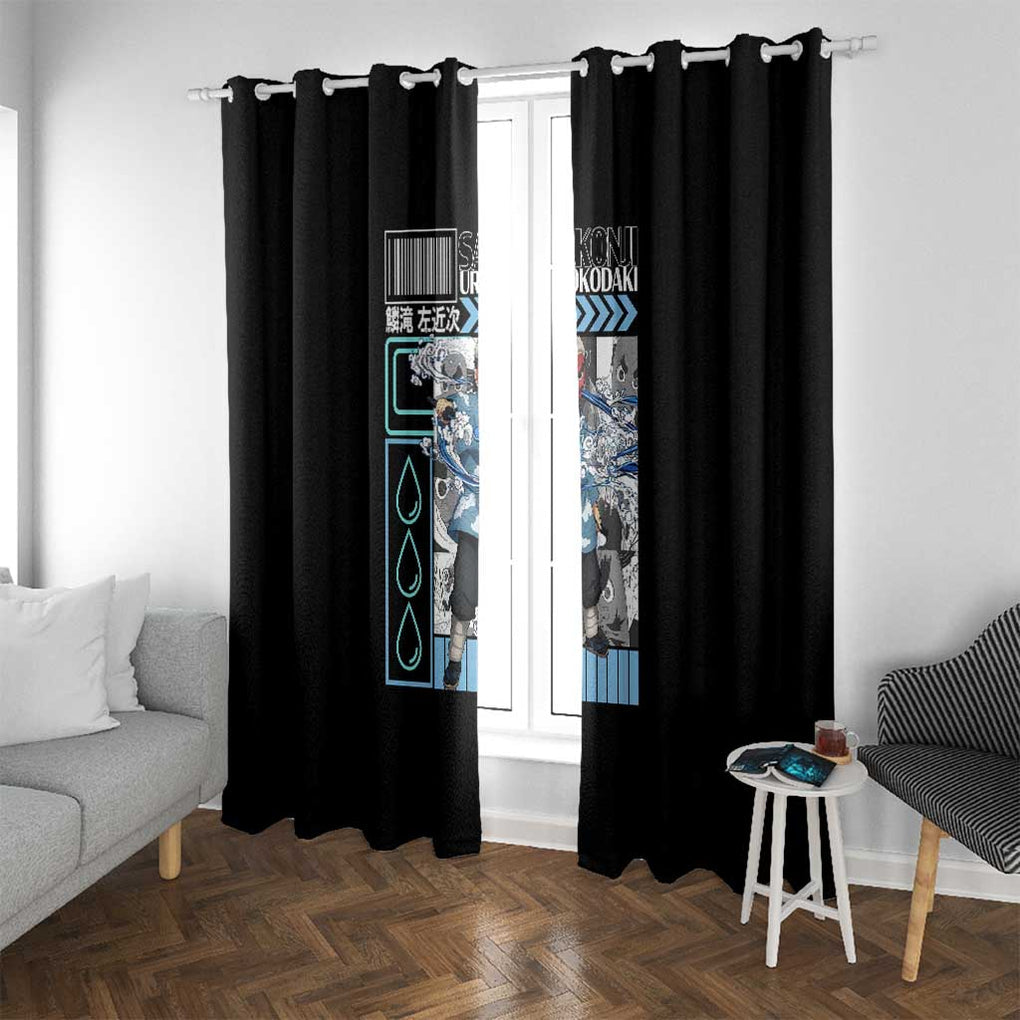 Sakonji Urokodaki Demon Slayer Window Curtain Japan Anime Style