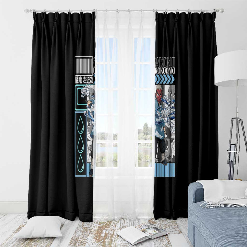 Sakonji Urokodaki Demon Slayer Window Curtain Japan Anime Style