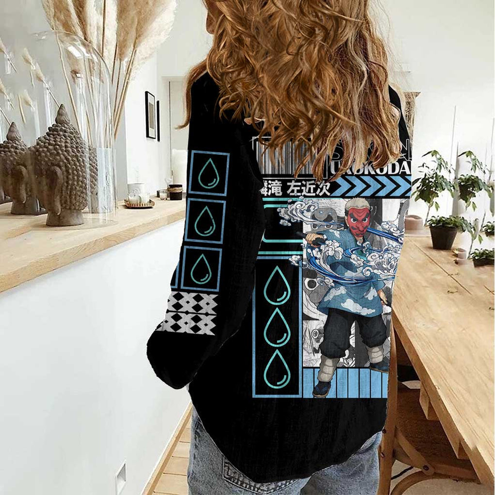 Sakonji Urokodaki Demon Slayer Women Casual Shirt Japan Anime Style