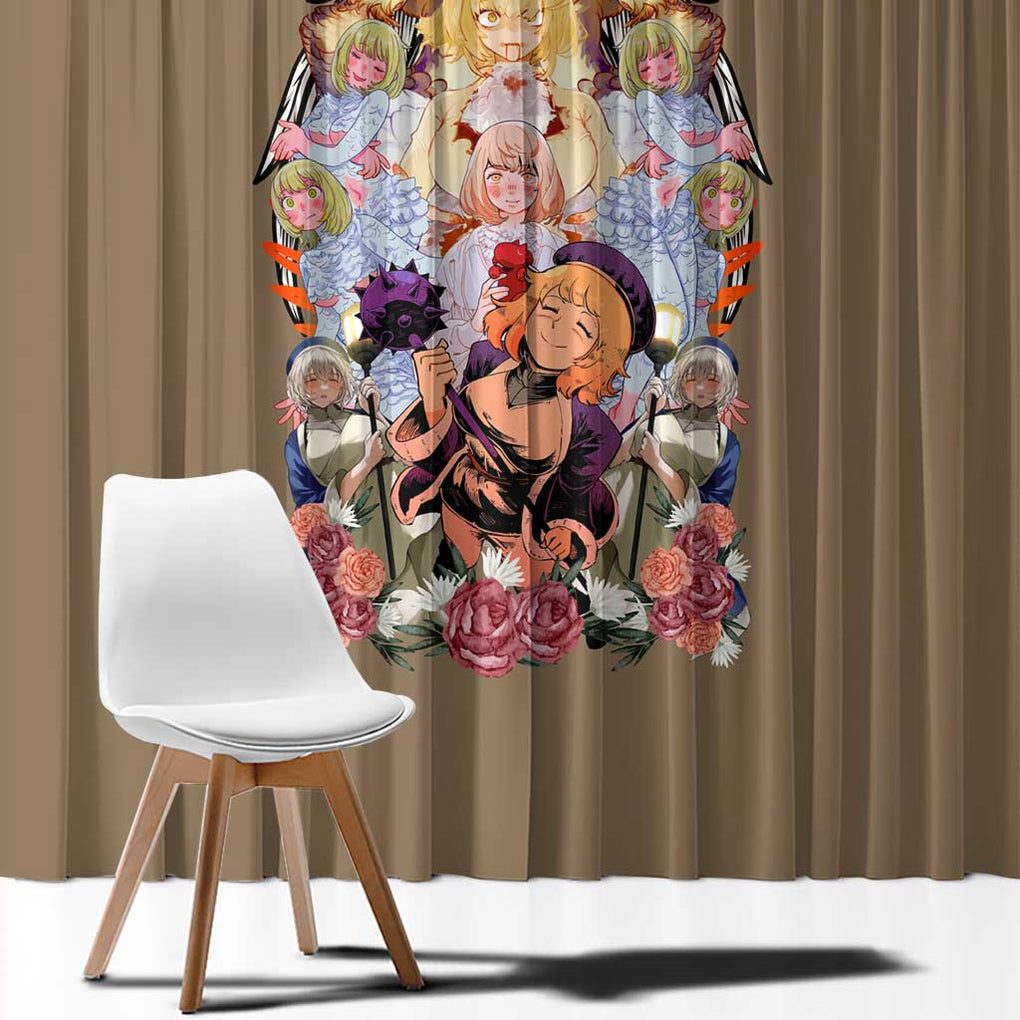 Falin Touden Delicious in Dungeon Window Curtain Japan Anime Style
