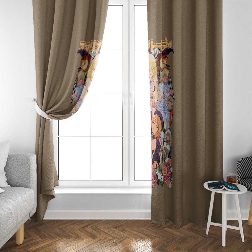 Falin Touden Delicious in Dungeon Window Curtain Japan Anime Style