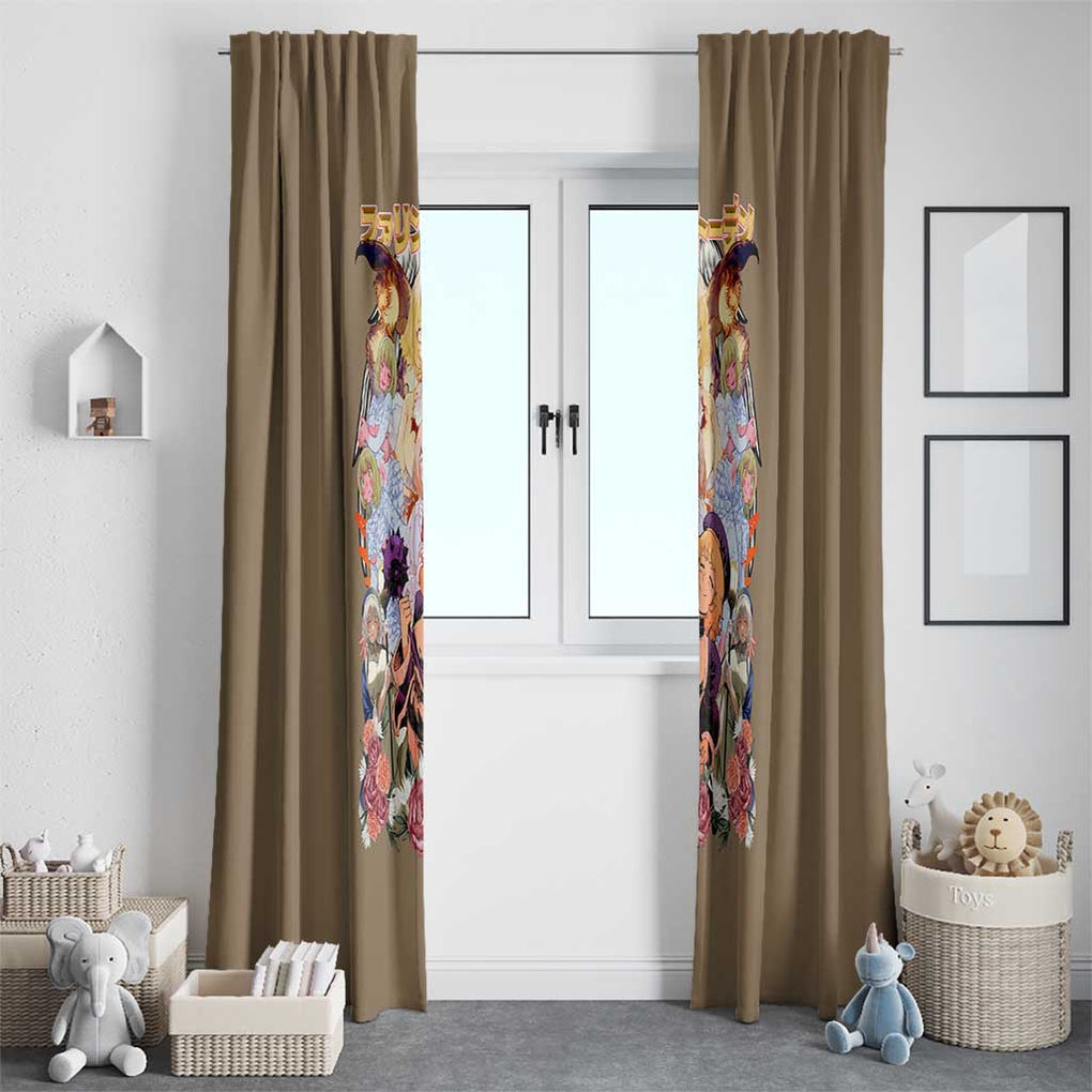 Falin Touden Delicious in Dungeon Window Curtain Japan Anime Style