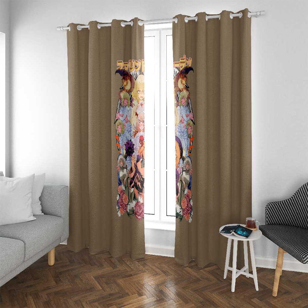 Falin Touden Delicious in Dungeon Window Curtain Japan Anime Style