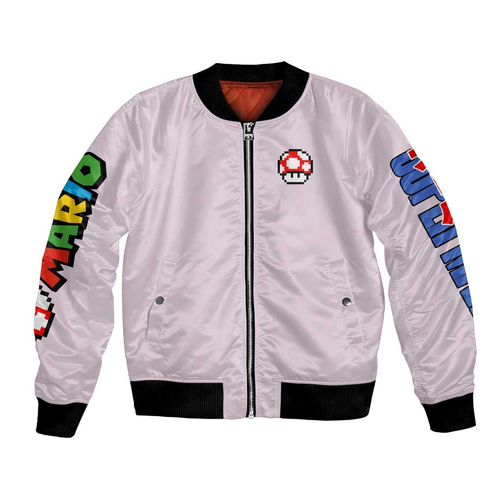Toad Mario Bros Bomber Jacket Japan Anime Style - The Mazicc