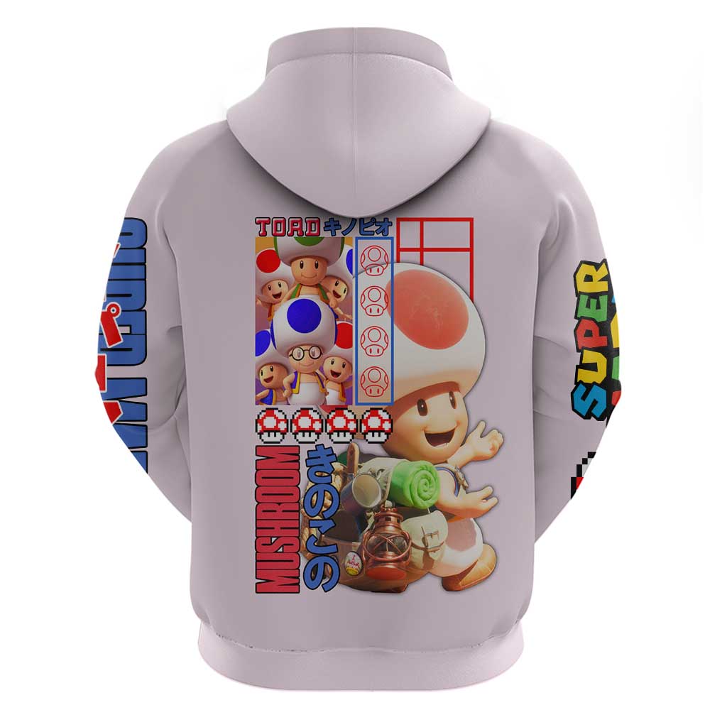 Toad Mario Bros Hoodie Japan Anime Style - The Mazicc