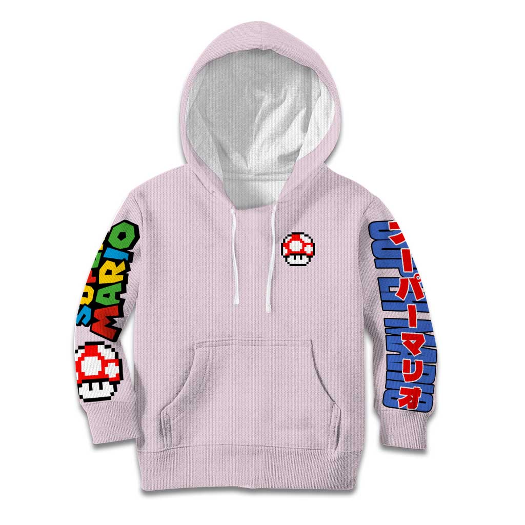 Toad Mario Bros Kid Hoodie Japan Anime Style - The Mazicc