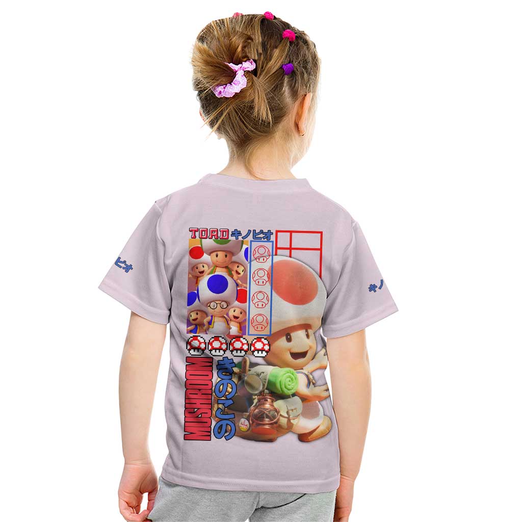 Toad Mario Bros Kid T Shirt Japan Anime Style - The Mazicc