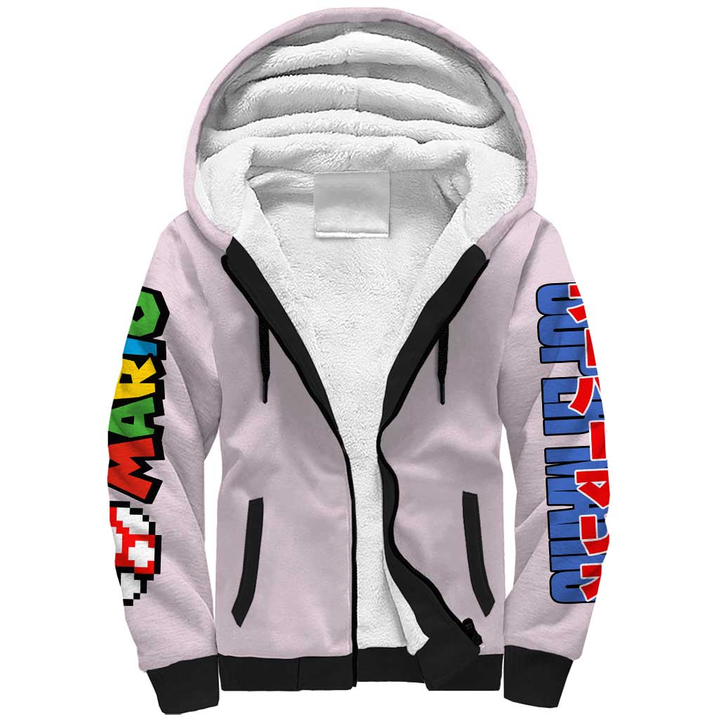 Toad Mario Bros Sherpa Hoodie Japan Anime Style - The Mazicc