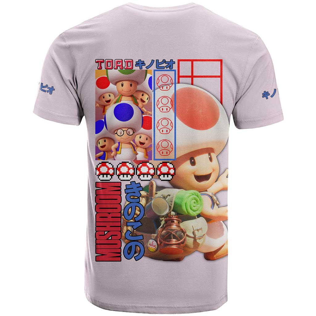 Toad Mario Bros T Shirt Japan Anime Style - The Mazicc