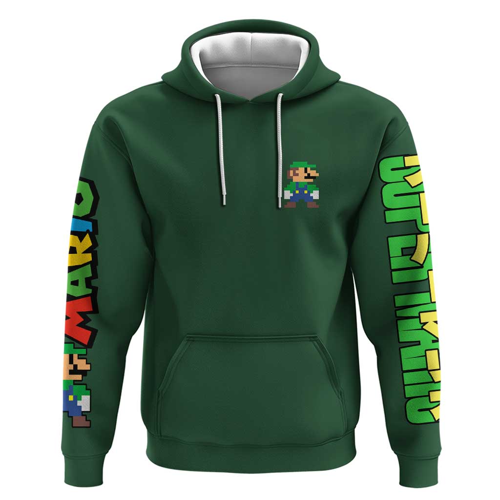 Luigi Mario Bros Hoodie Japan Anime Style - The Mazicc