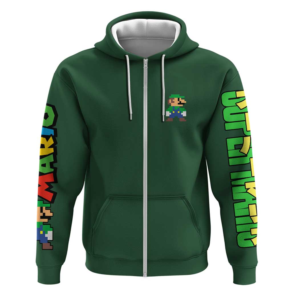 Luigi Mario Bros Hoodie Japan Anime Style - The Mazicc