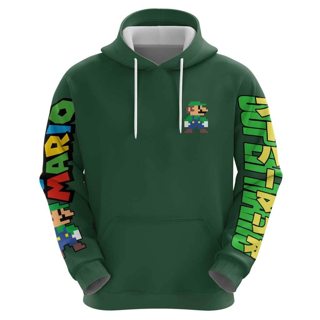 Luigi Mario Bros Hoodie Japan Anime Style - The Mazicc