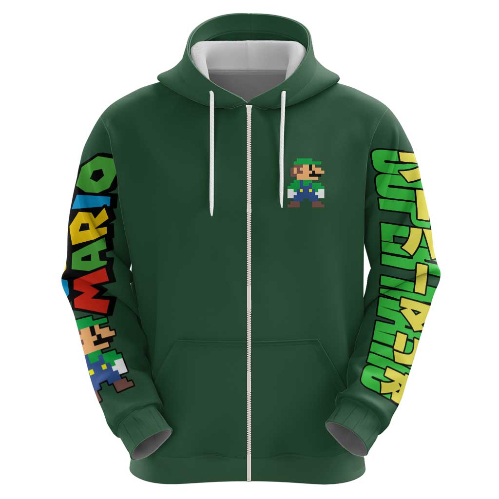 Luigi Mario Bros Hoodie Japan Anime Style - The Mazicc