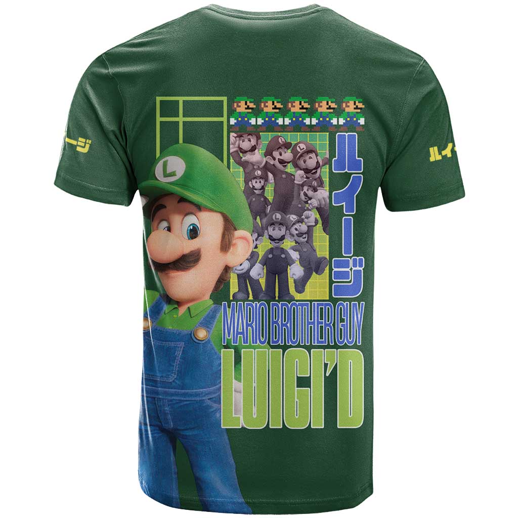 Luigi Mario Bros T Shirt Japan Anime Style - The Mazicc