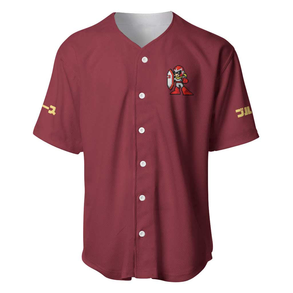 Proto Man Mega Man Baseball Jersey Japan Anime Style - The Mazicc