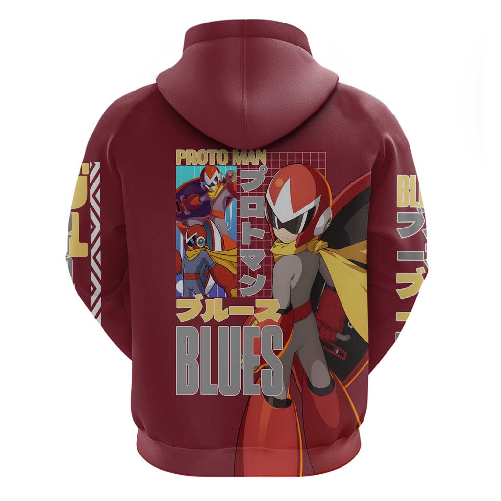 Proto Man Mega Man Hoodie Japan Anime Style - The Mazicc