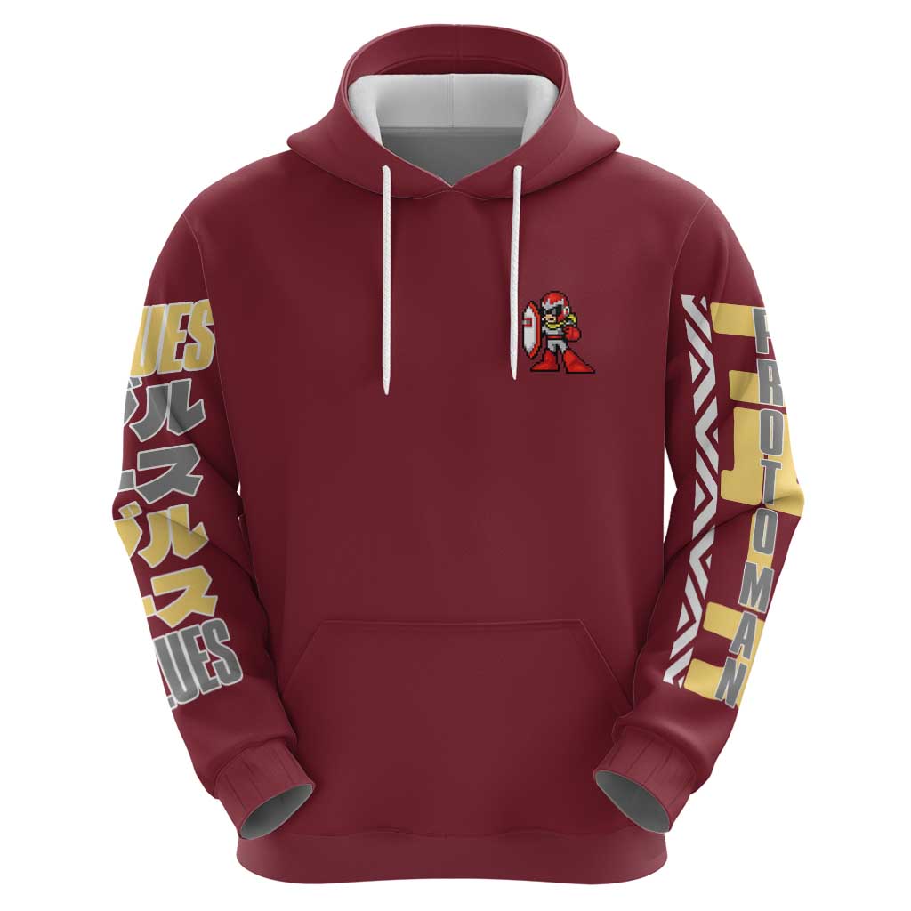 Proto Man Mega Man Hoodie Japan Anime Style - The Mazicc