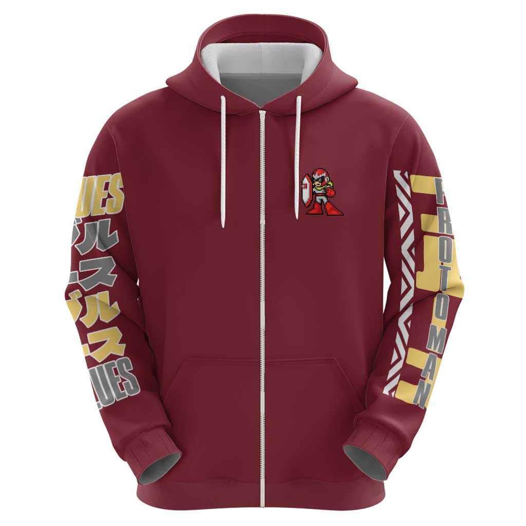 Proto Man Mega Man Hoodie Japan Anime Style - The Mazicc