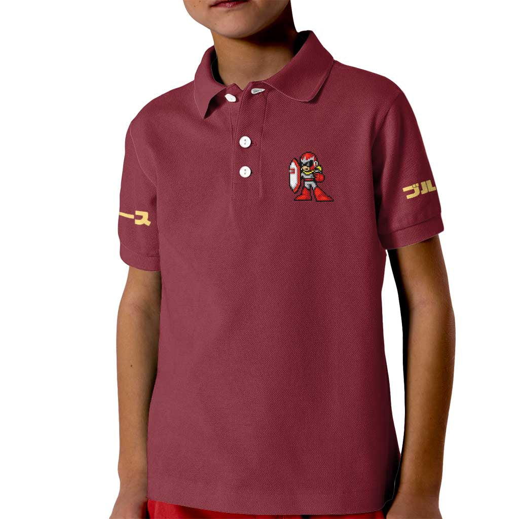 Proto Man Mega Man Kid Polo Shirt Japan Anime Style - The Mazicc