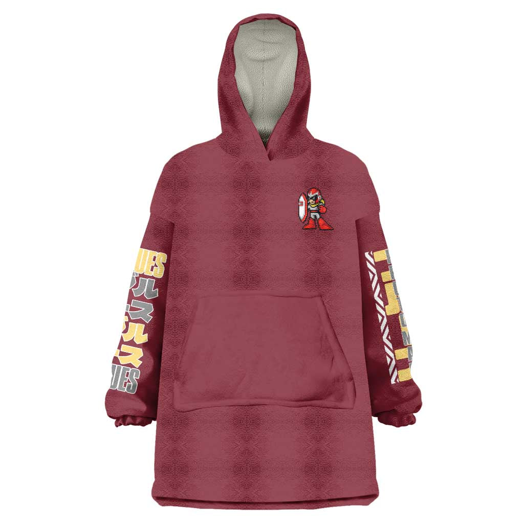 Proto Man Mega Man Wearable Blanket Hoodie Japan Anime Style - The Mazicc