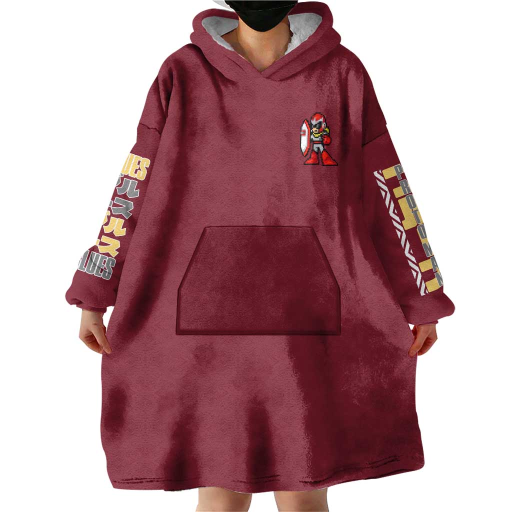 Proto Man Mega Man Wearable Blanket Hoodie Japan Anime Style - The Mazicc