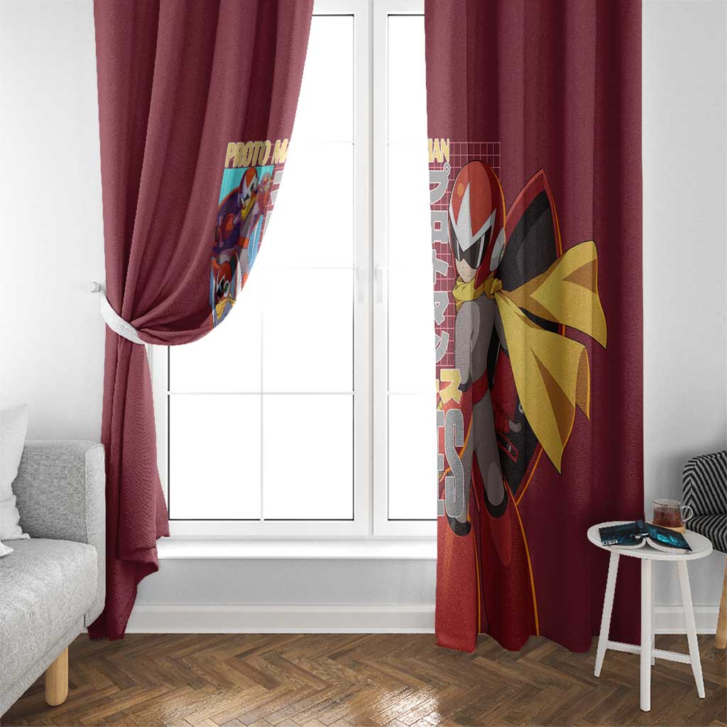 Proto Man Mega Man Window Curtain Japan Anime Style - The Mazicc