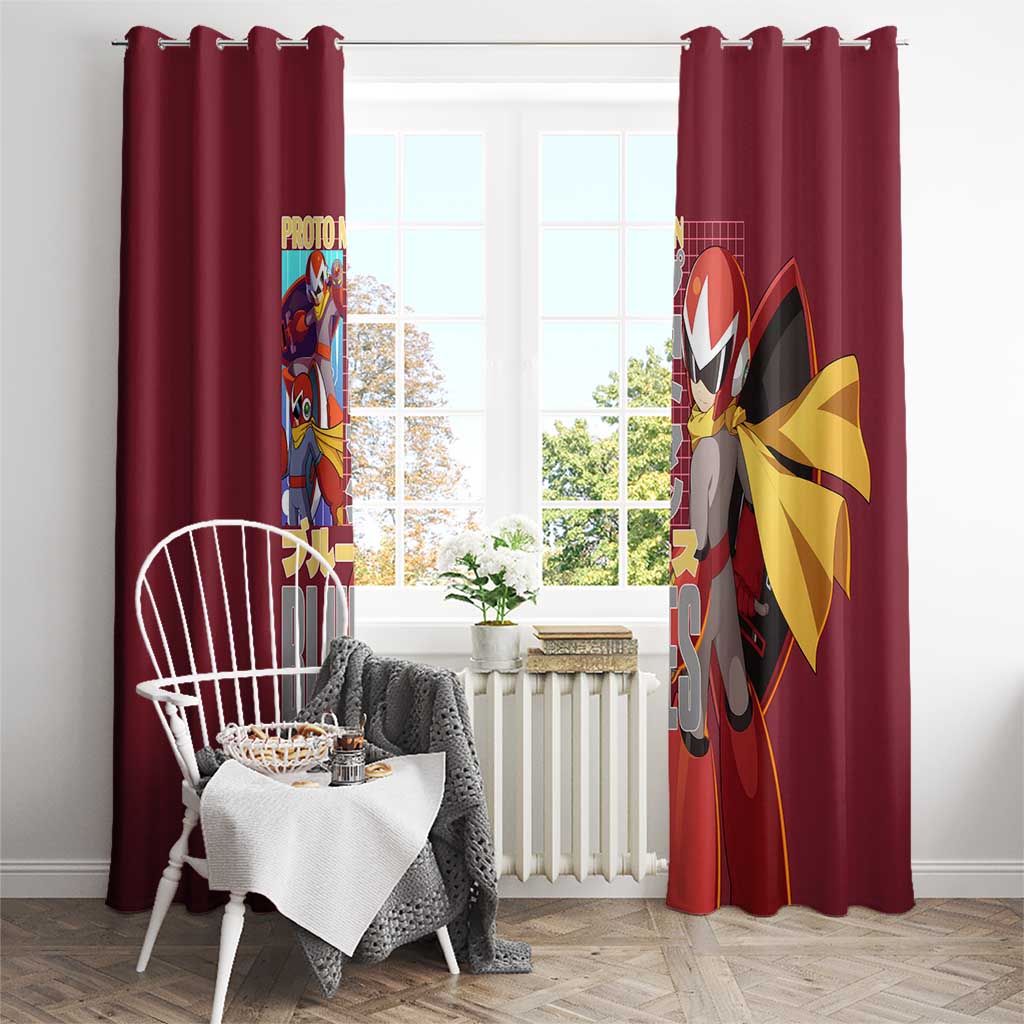 Proto Man Mega Man Window Curtain Japan Anime Style - The Mazicc