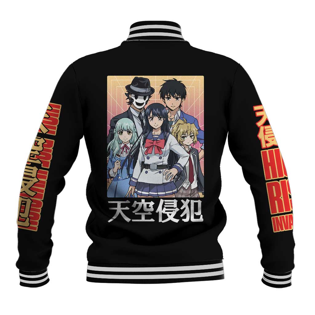 High-Rise Invasion Baseball Jacket Japan Anime Style - The Mazicc