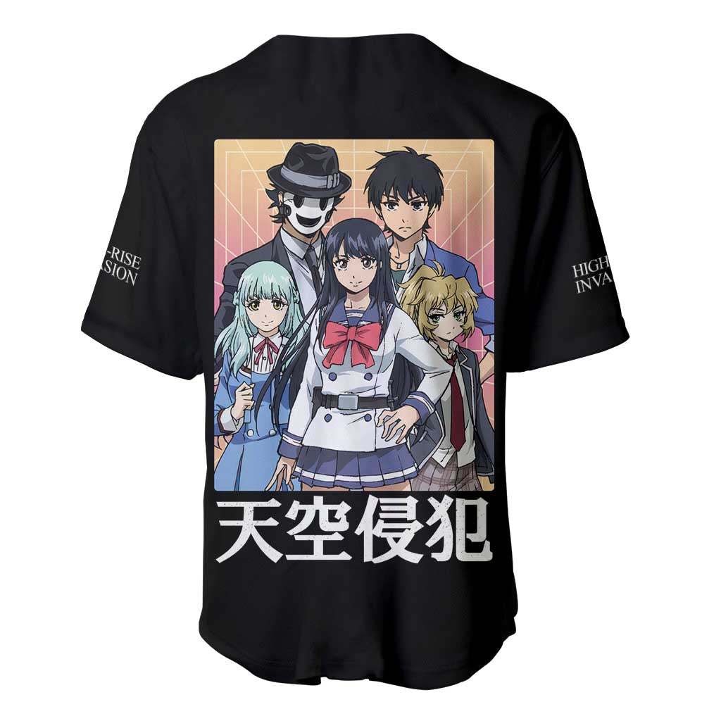 High-Rise Invasion Baseball Jersey Japan Anime Style - The Mazicc
