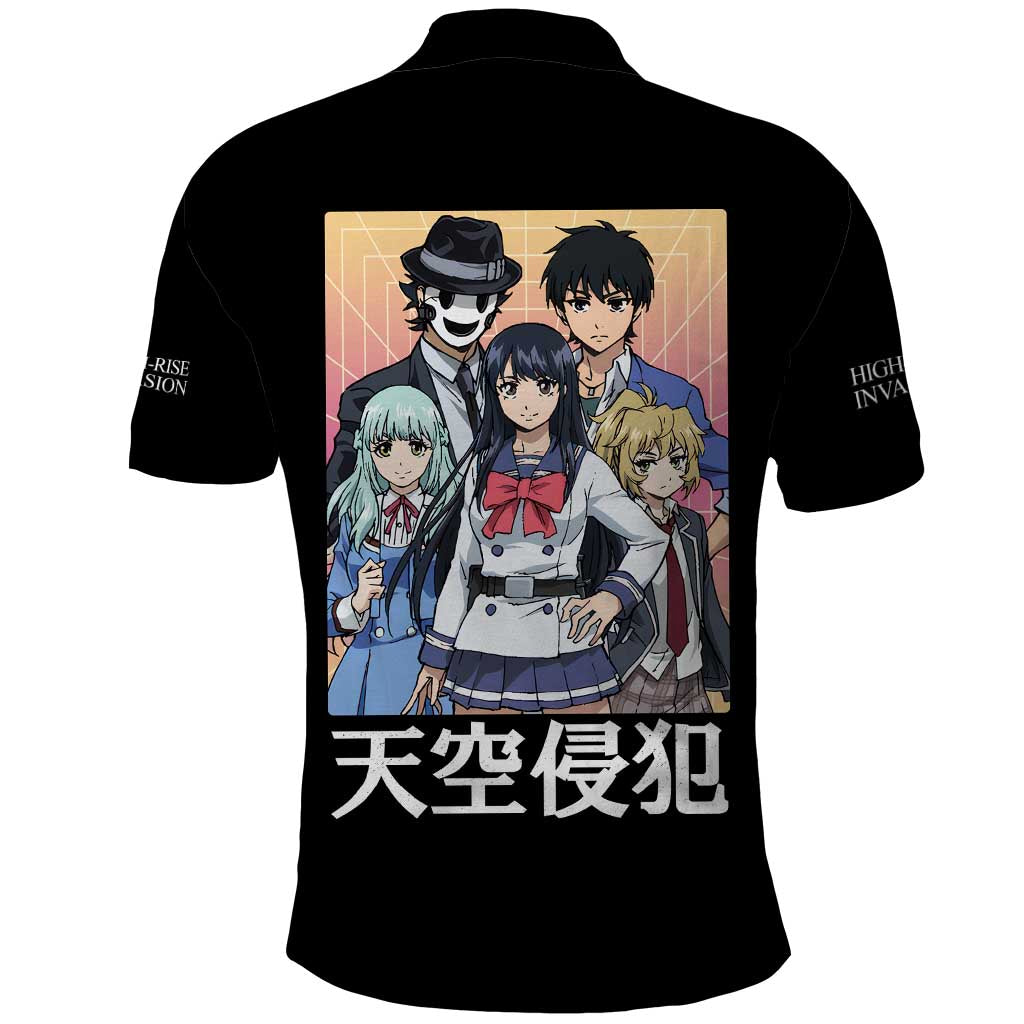 High-Rise Invasion Polo Shirt Japan Anime Style - The Mazicc
