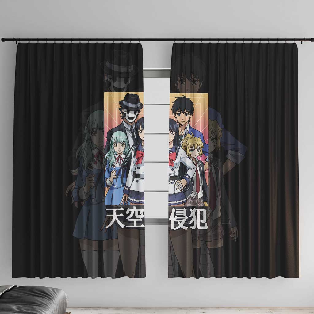 High-Rise Invasion Window Curtain Japan Anime Style - The Mazicc