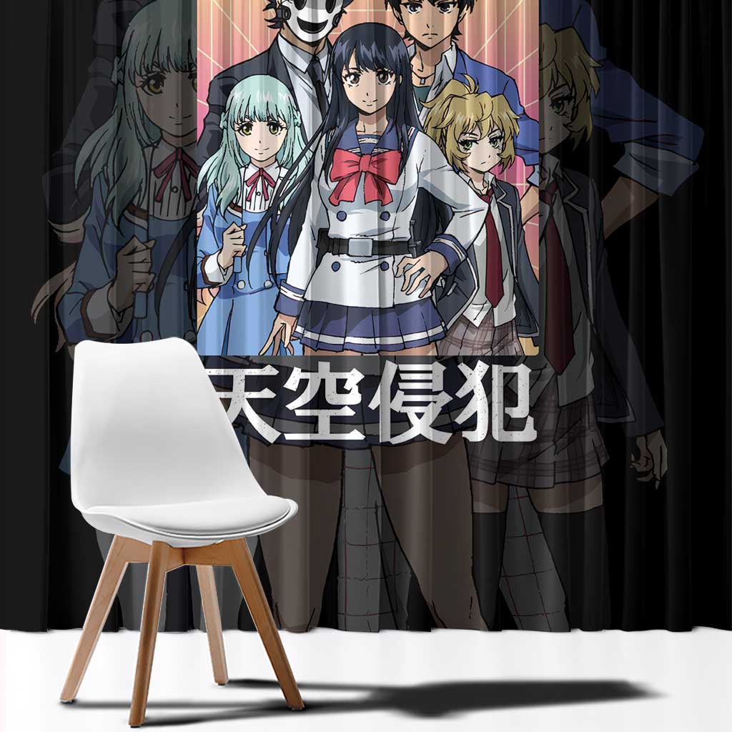 High-Rise Invasion Window Curtain Japan Anime Style - The Mazicc