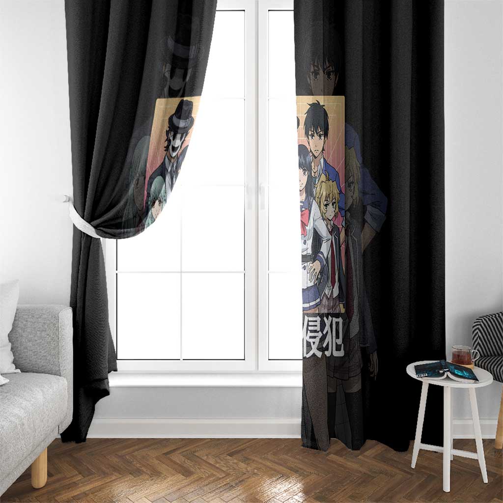 High-Rise Invasion Window Curtain Japan Anime Style - The Mazicc