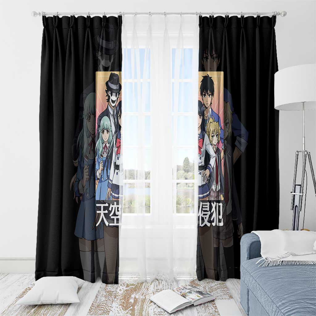 High-Rise Invasion Window Curtain Japan Anime Style - The Mazicc