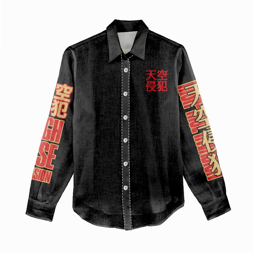 High-Rise Invasion Women Casual Shirt Japan Anime Style - The Mazicc