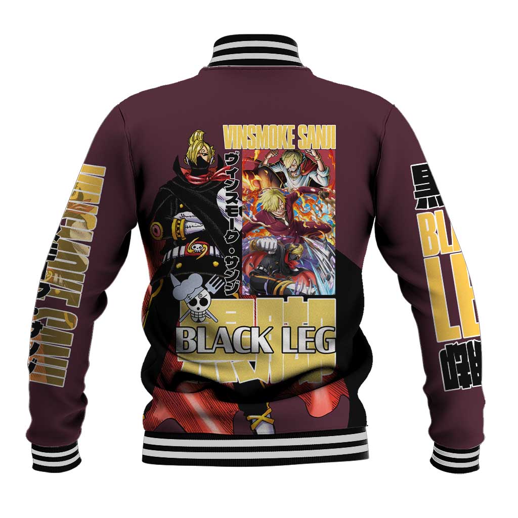 Vinsmoke Sanji V2 One Piece Baseball Jacket Japan Anime Style - The Mazicc