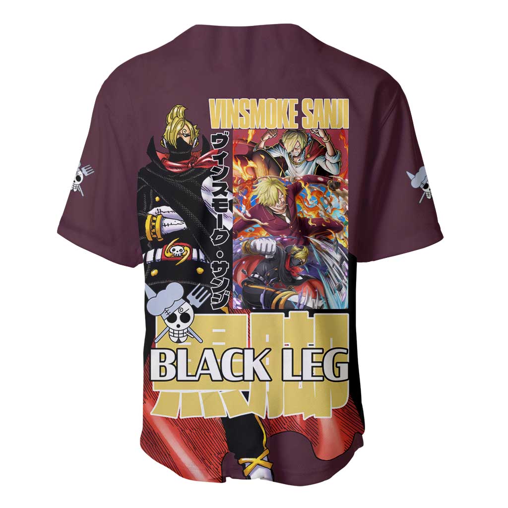 Vinsmoke Sanji V2 One Piece Baseball Jersey Japan Anime Style - The Mazicc