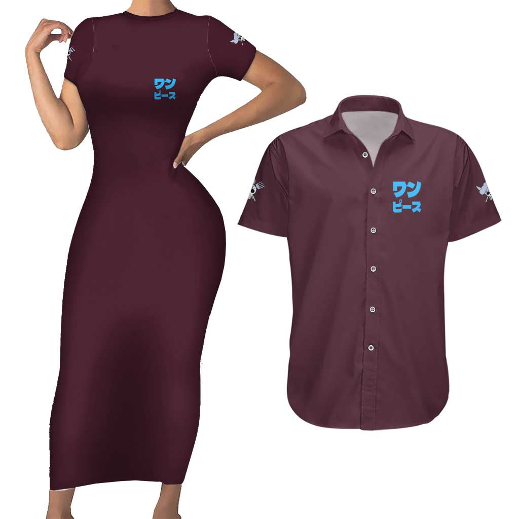 Vinsmoke Sanji V2 One Piece Couples Matching Short Sleeve Bodycon Dress and Hawaiian Shirt Japan Anime Style - The Mazicc