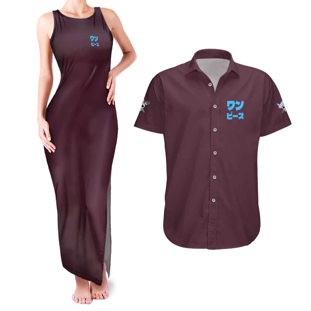 Vinsmoke Sanji V2 One Piece Couples Matching Tank Maxi Dress and Hawaiian Shirt Japan Anime Style - The Mazicc