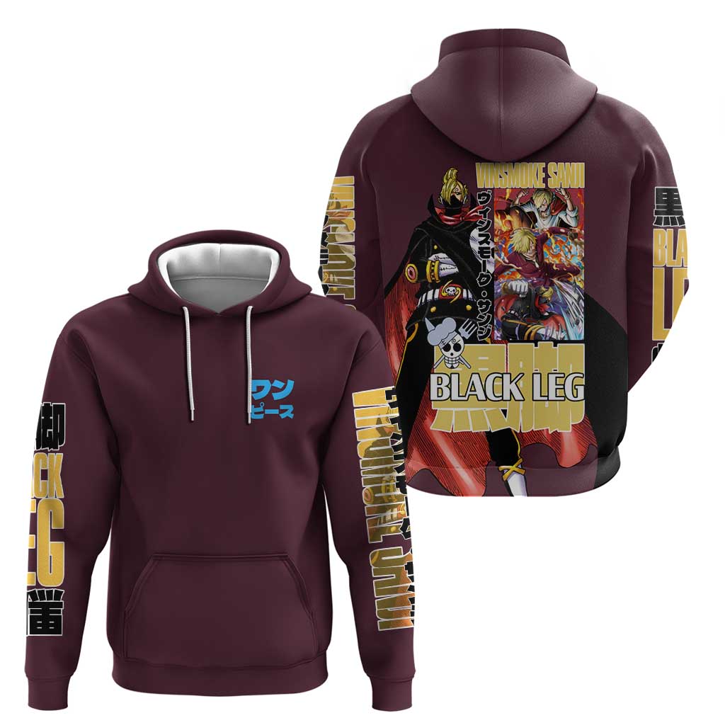 Vinsmoke Sanji V2 One Piece Hoodie Japan Anime Style - The Mazicc