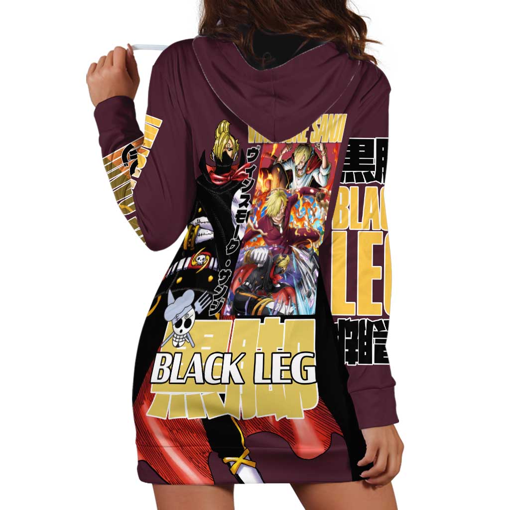 Vinsmoke Sanji V2 One Piece Hoodie Dress Japan Anime Style - The Mazicc