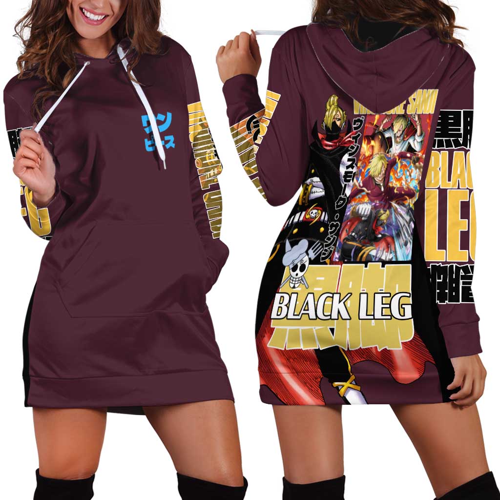 Vinsmoke Sanji V2 One Piece Hoodie Dress Japan Anime Style - The Mazicc