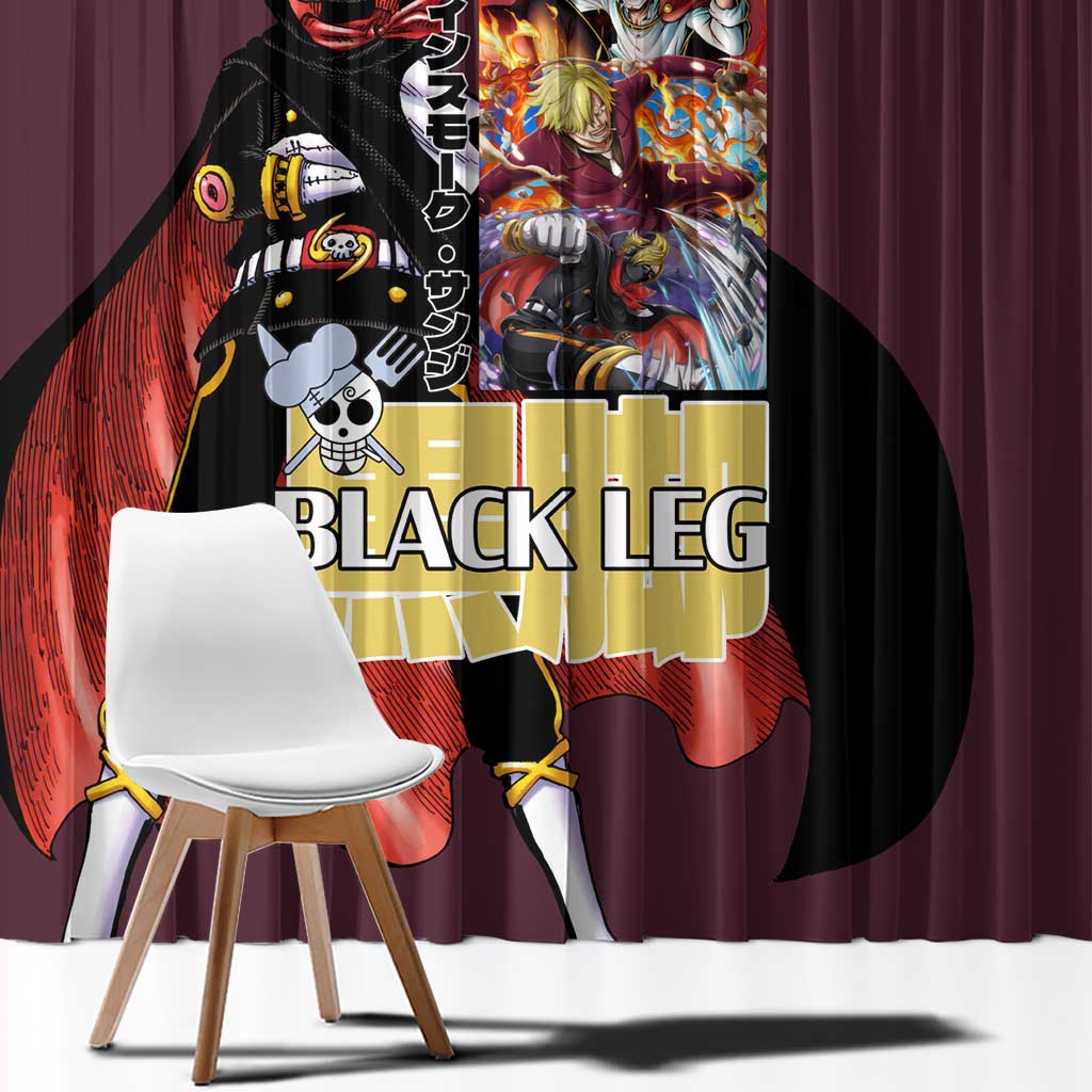 Vinsmoke Sanji V2 One Piece Window Curtain Japan Anime Style - The Mazicc