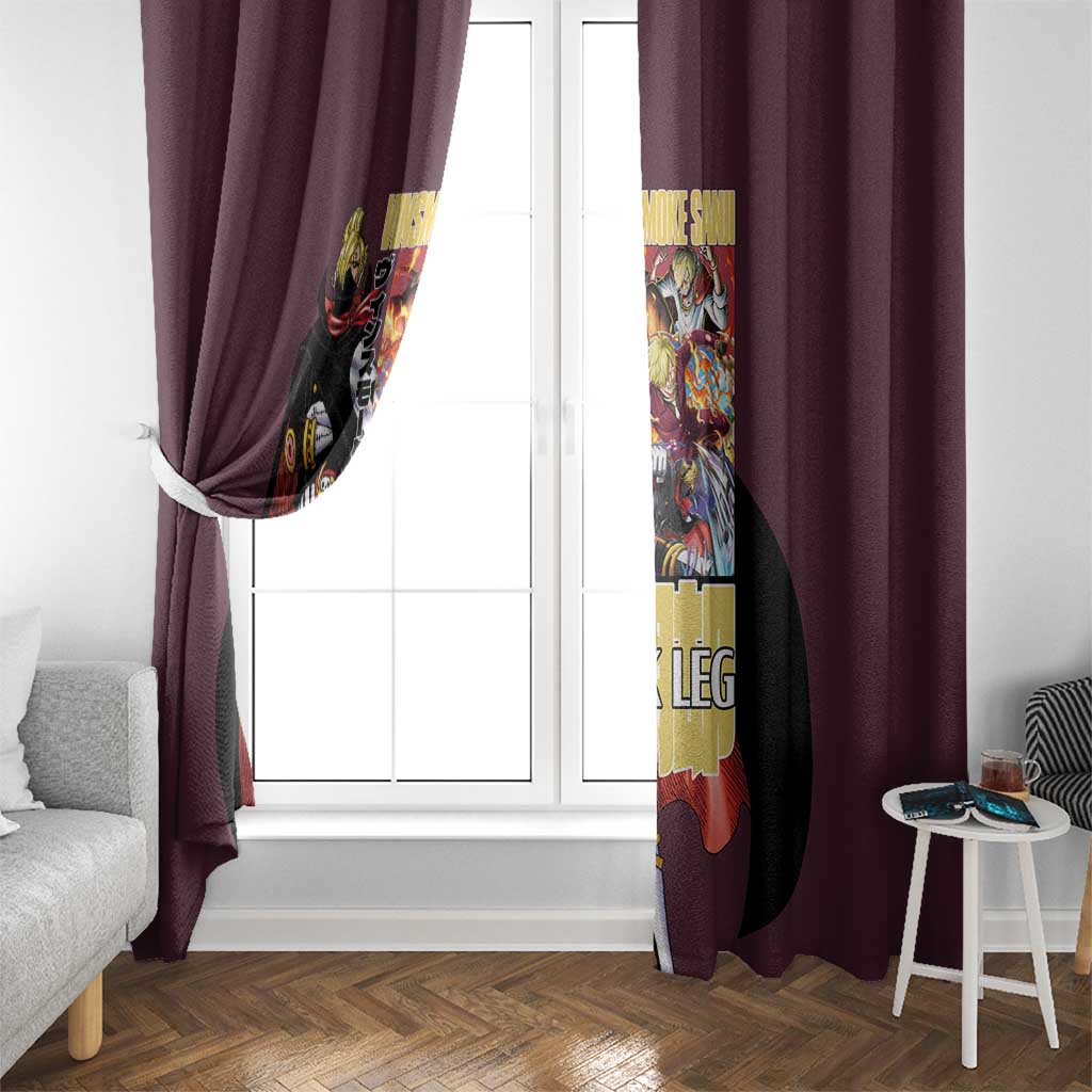 Vinsmoke Sanji V2 One Piece Window Curtain Japan Anime Style - The Mazicc