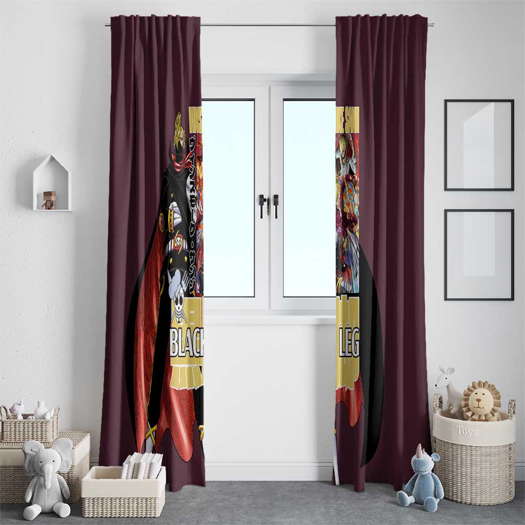 Vinsmoke Sanji V2 One Piece Window Curtain Japan Anime Style - The Mazicc
