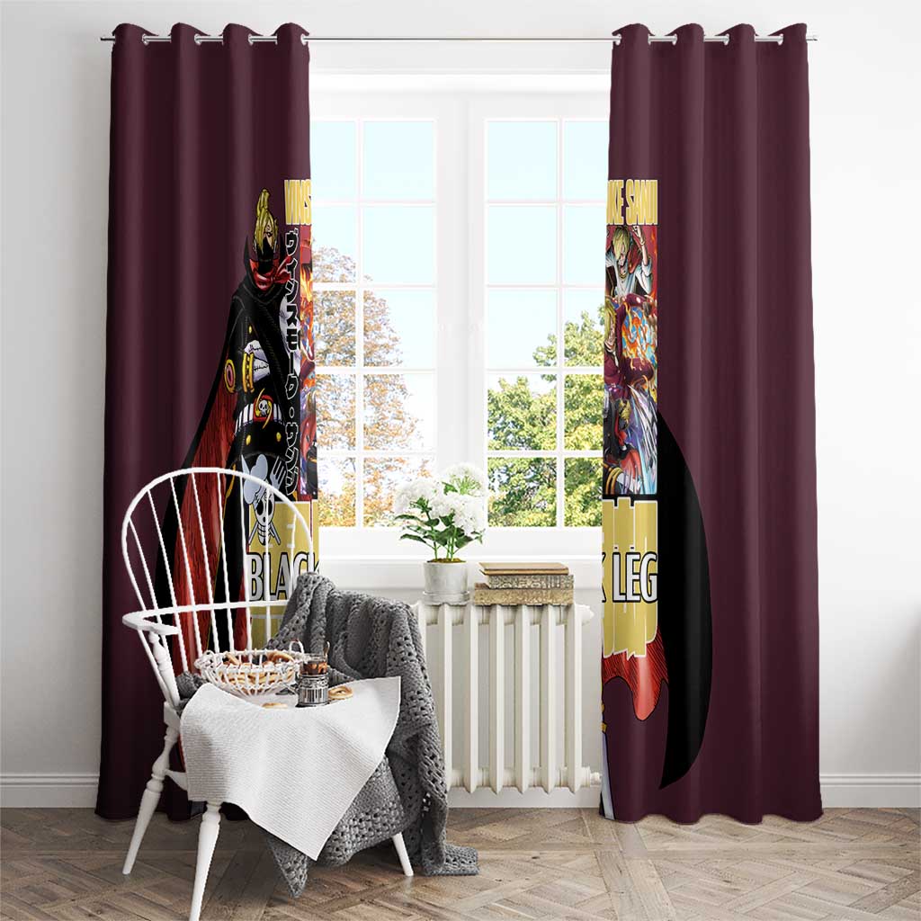 Vinsmoke Sanji V2 One Piece Window Curtain Japan Anime Style - The Mazicc