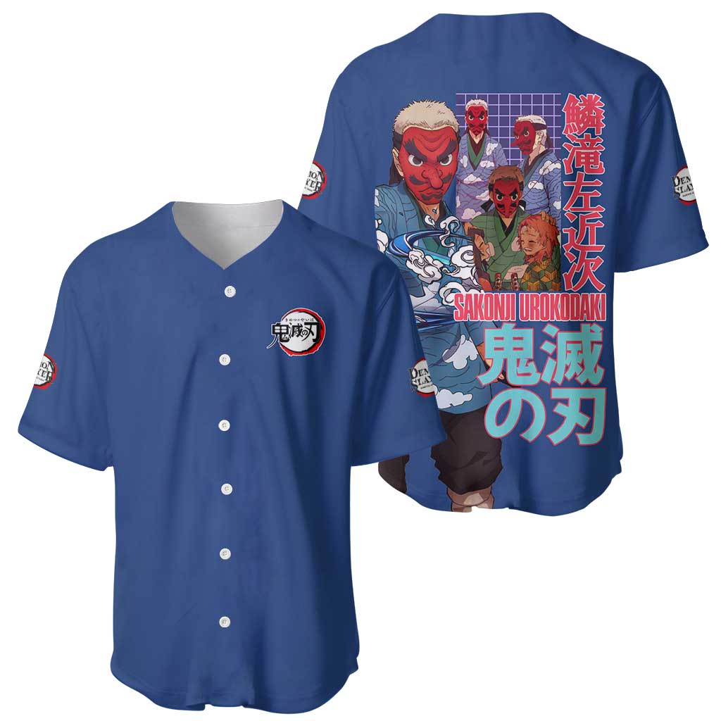 Sakonji Urokodaki V2 Demon Slayer Baseball Jersey Japan Anime Style - The Mazicc