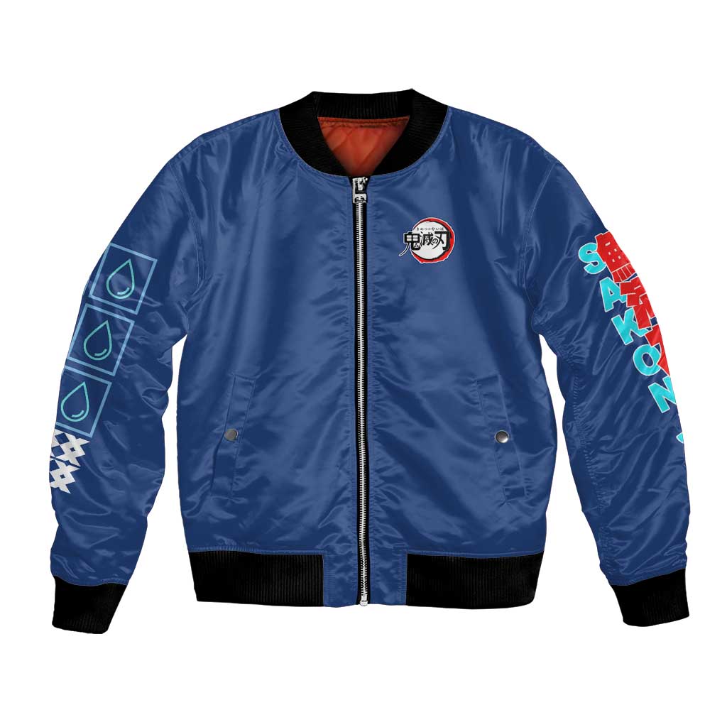 Sakonji Urokodaki V2 Demon Slayer Bomber Jacket Japan Anime Style - The Mazicc