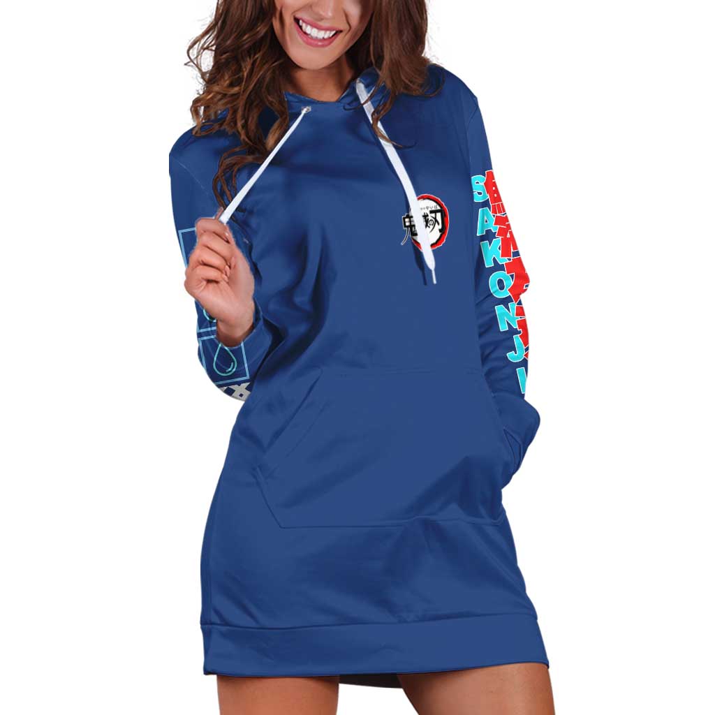 Sakonji Urokodaki V2 Demon Slayer Hoodie Dress Japan Anime Style - The Mazicc